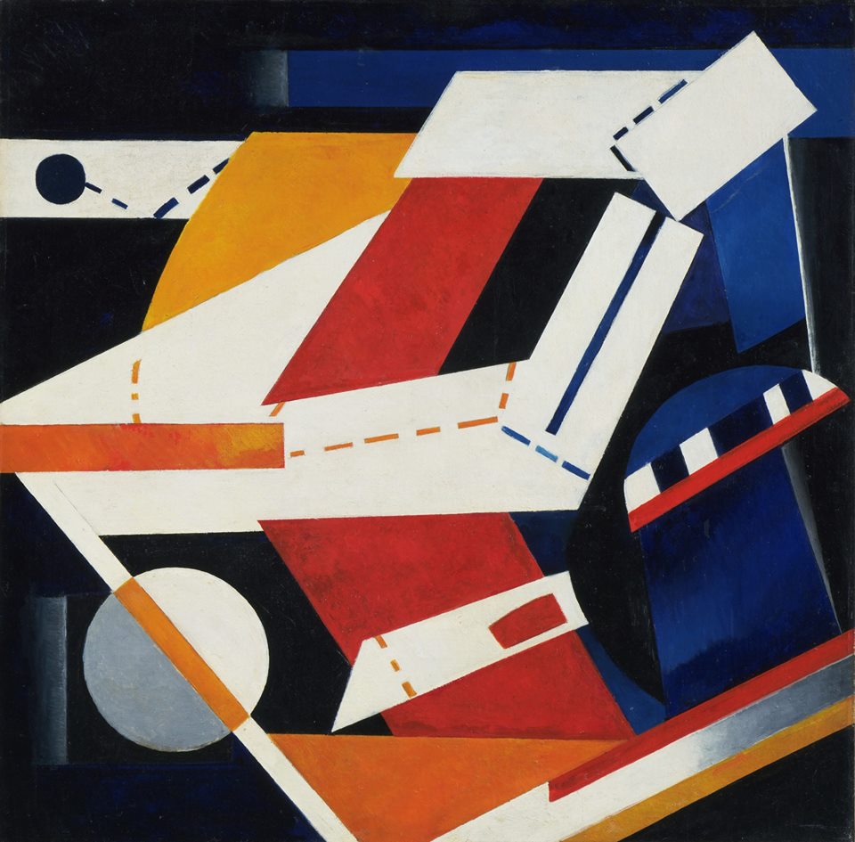 abstract painting, titel: Construction | 1922
