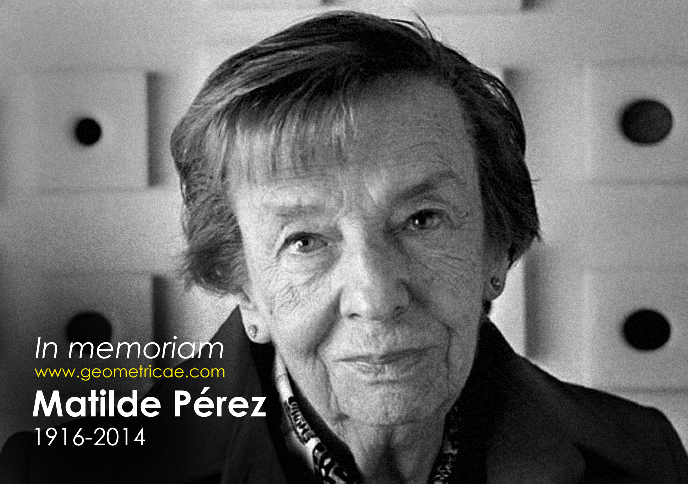 In memoriam Matilde Pérez Geometricae